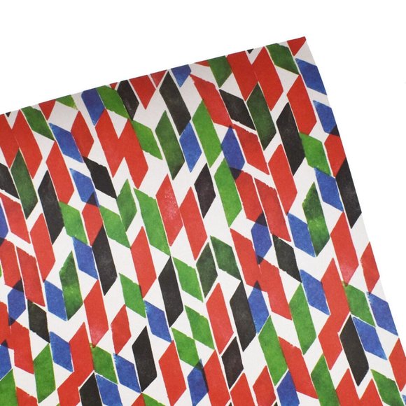 Auth HERMES LES GRANDES FEUILLES D'HERMES Wallpaper Wrapping Paper 06MC457 ① - Picture 5 of 7